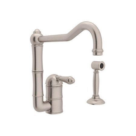 ROHL Acqui Kitchen Faucet With Side Spray A3608LMWSSTN-2